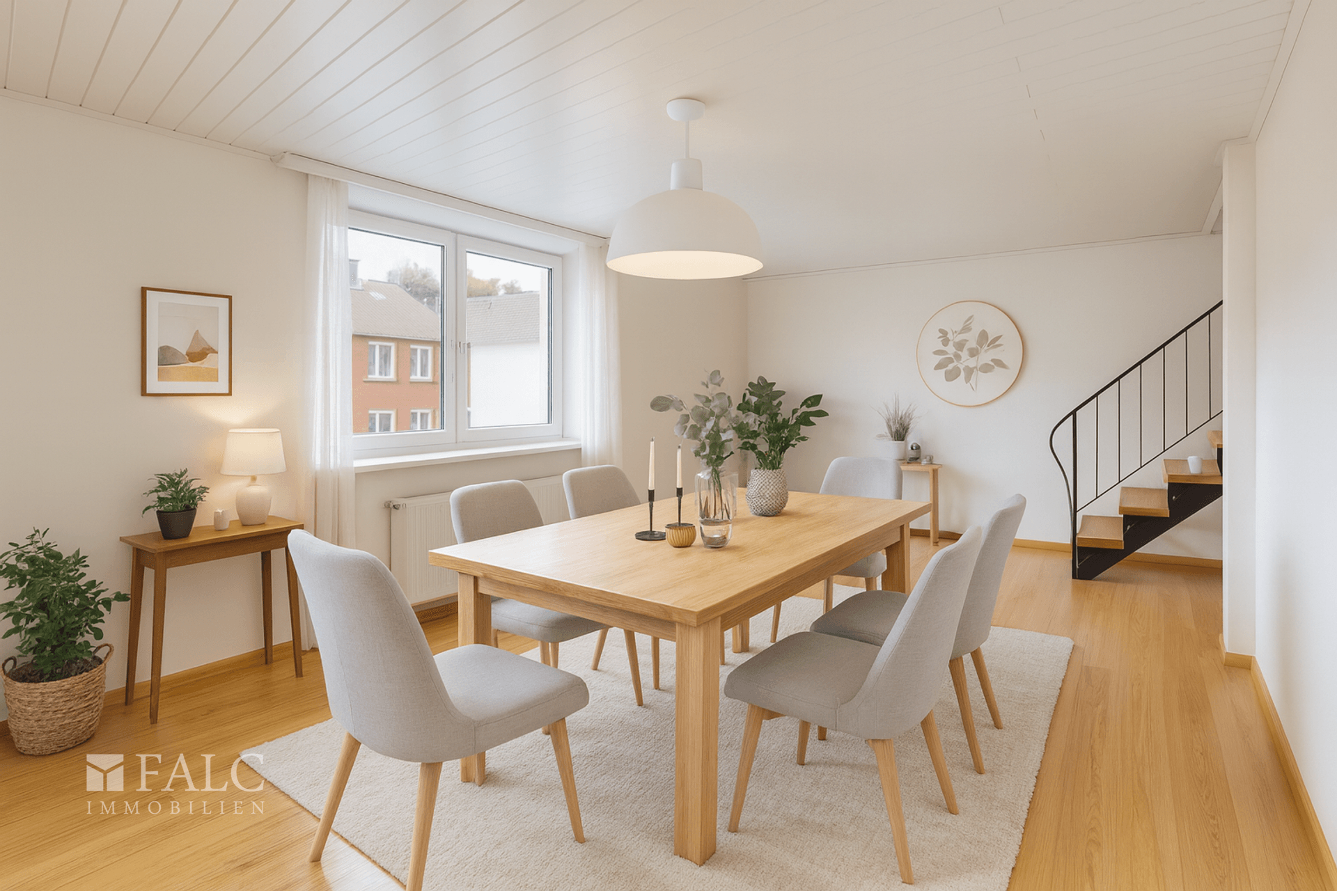Wohn-/ Esszimmer - Esszimmer, Wohnbeispiel (KI generiert)